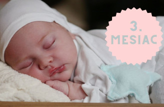 Vývoj dieťaťa mesiac po mesiaci - 3. MESIAC života dieťaťa