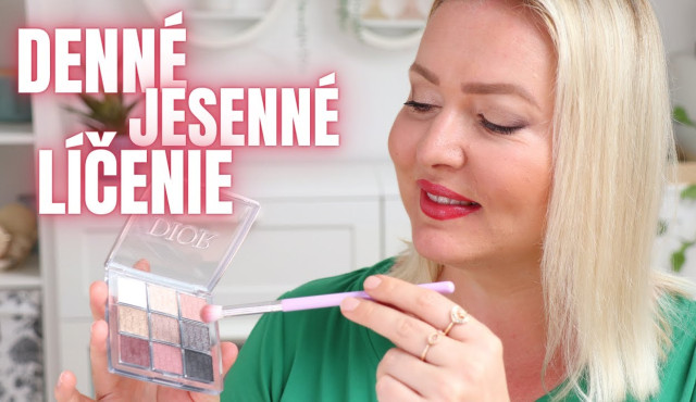 Ľahký denný make-up na jeseň – paleta očných tieňov Dior, kórejská kozmetika a mnoho ďalšieho