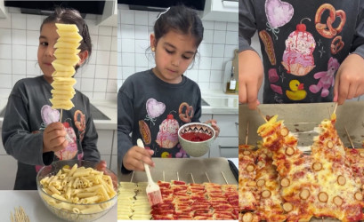 Snack pre deti, ktoré milujú pizzu a rady varia. Vytaste špajdle!